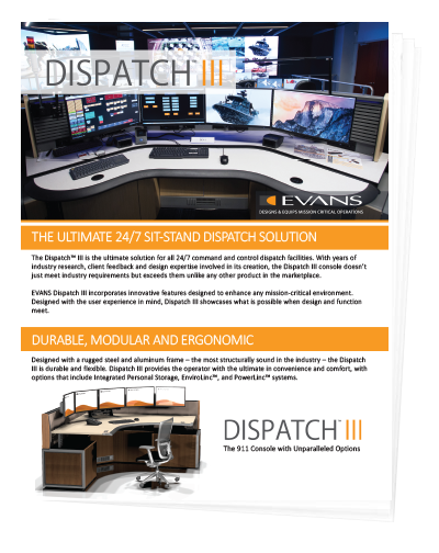 Dispatch lll the ultimate 911 control room console