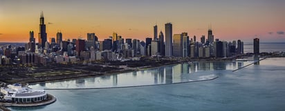 hero image city downtown buildings regional chris banner reflection