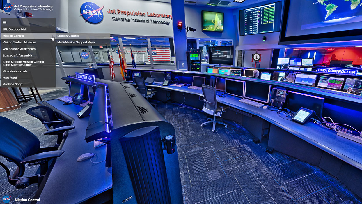 Jet Propulsion Laboratory (JPL) Control Room Virtual Tour & Rover ...
